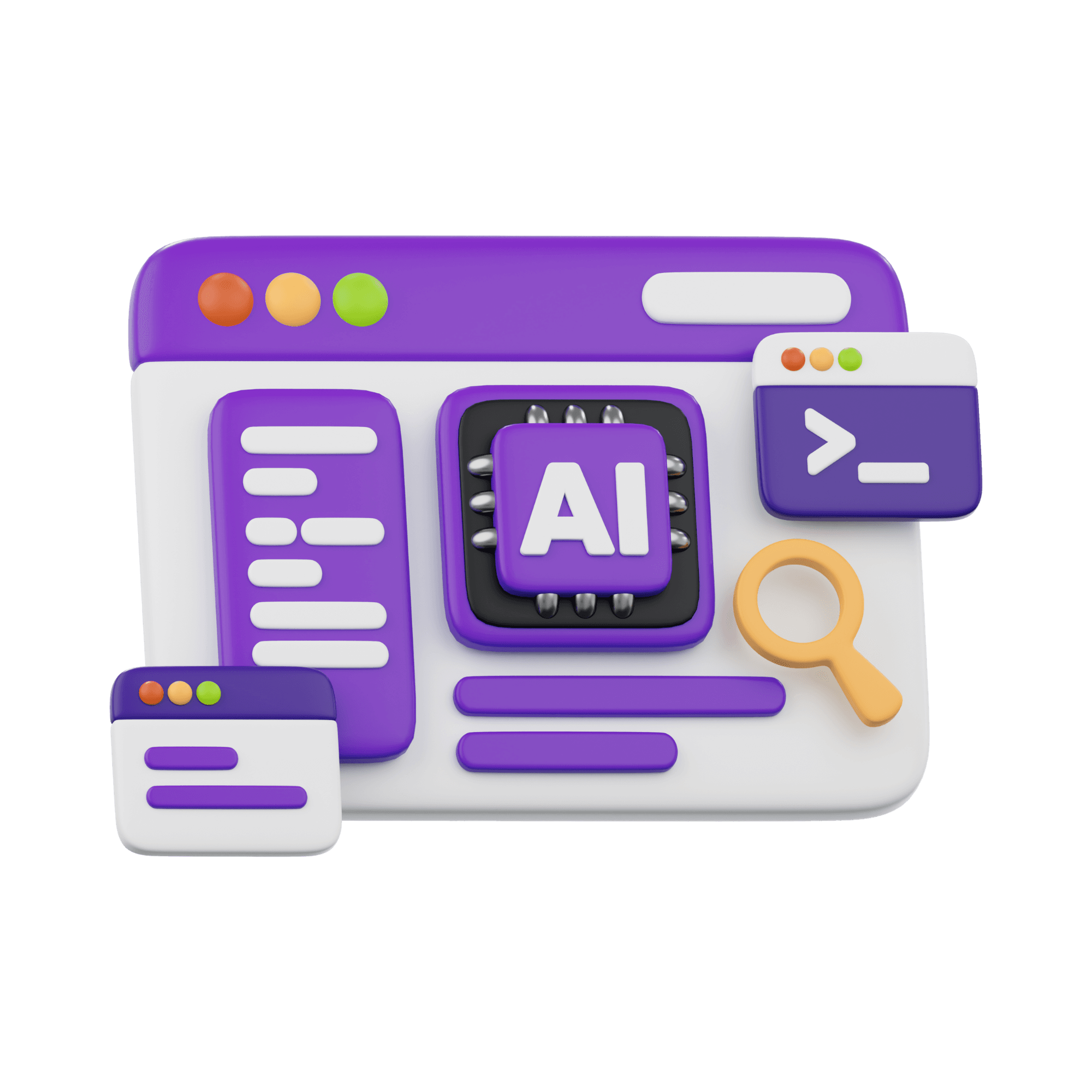 AI-driven insights and analytics dashboard illustration